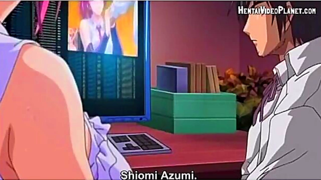 Teasing Anime Girls Seduce in Public for Sperm-Filled Arousal Scene