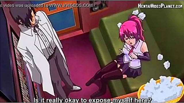 Teasing Anime Girls Seduce in Public for Sperm-Filled Arousal Scene