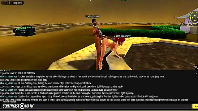 Moaneyy Wedding Room – 3D Anime Couple Enjoy Intimate Game Night Fun