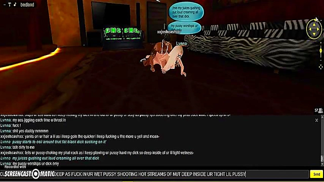 Lvnna Bedroom seduces in 3D Anime Game for Steamy IMVU Porn Session