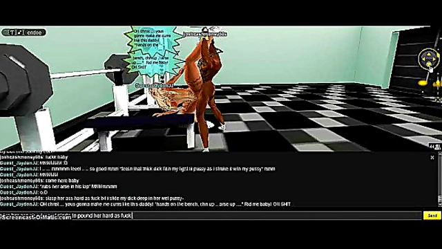 15-Minute 3D Hentai Gym Sex Adventure With Game-Like IMVU Porn Characters