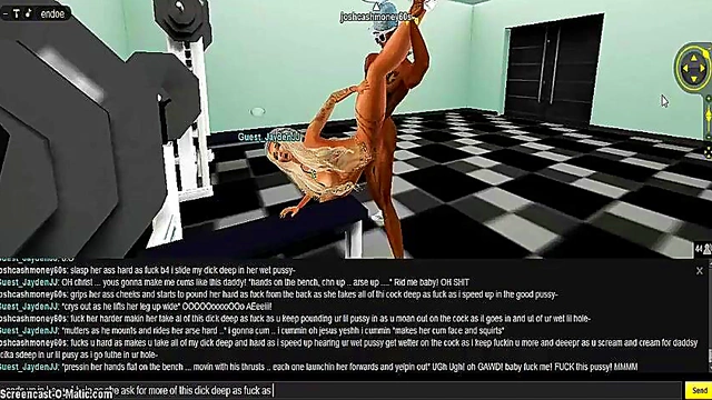 15-Minute 3D Hentai Gym Sex Adventure With Game-Like IMVU Porn Characters