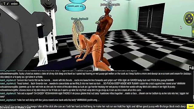 15-Minute 3D Hentai Gym Sex Adventure With Game-Like IMVU Porn Characters