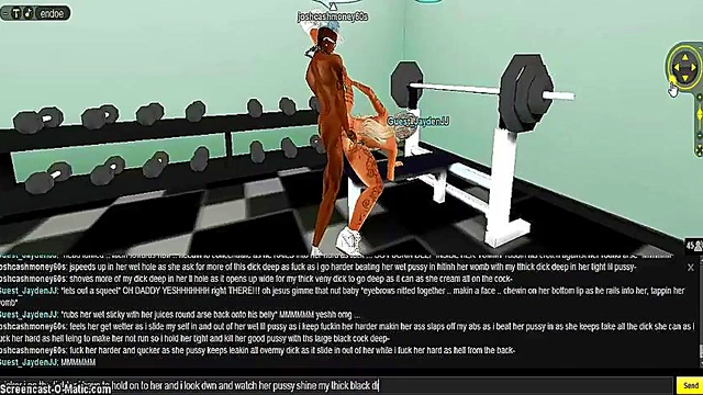15-Minute 3D Hentai Gym Sex Adventure With Game-Like IMVU Porn Characters
