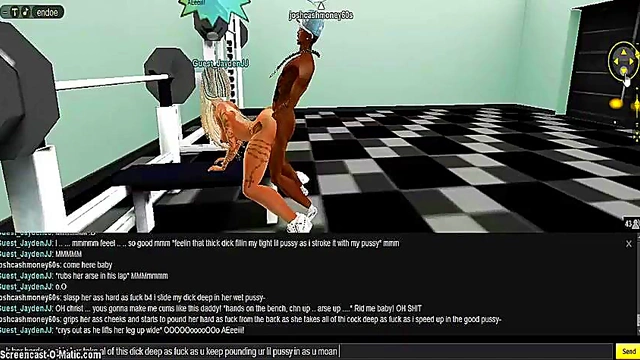 15-Minute 3D Hentai Gym Sex Adventure With Game-Like IMVU Porn Characters