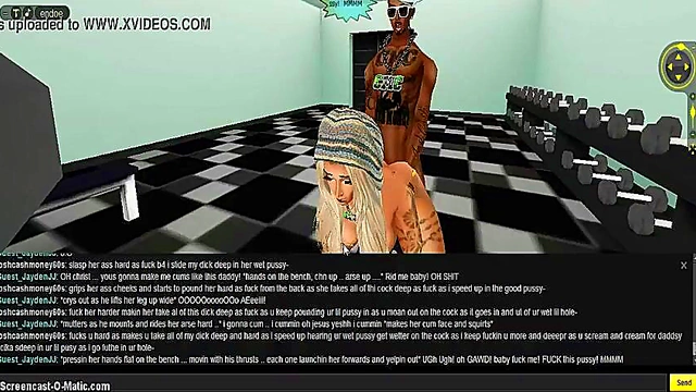 15-Minute 3D Hentai Gym Sex Adventure With Game-Like IMVU Porn Characters