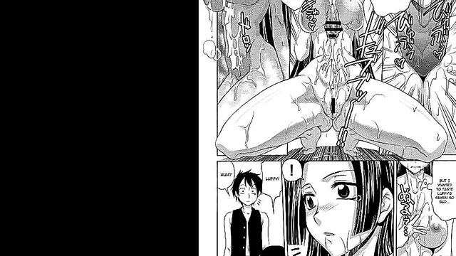 One Piece Hentai Parody – Nico Robin & Luffy's Intense Blowjob Compilation