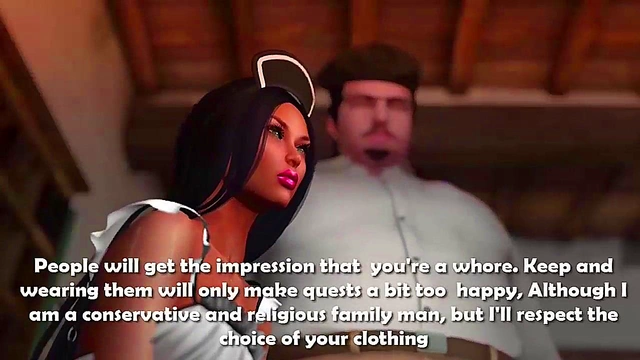 Family Farm Fantasy – 3D Anime Couple’s steamy Second Life Encounter