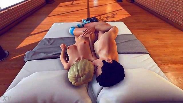 Hetero 3D Anime Couple Engage in Virtual Sex Adventure