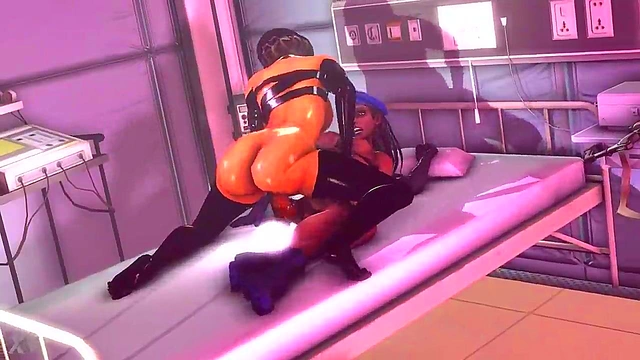 Futa Pharah Pounds Ana Hard In Steamy 3D Hentai Action