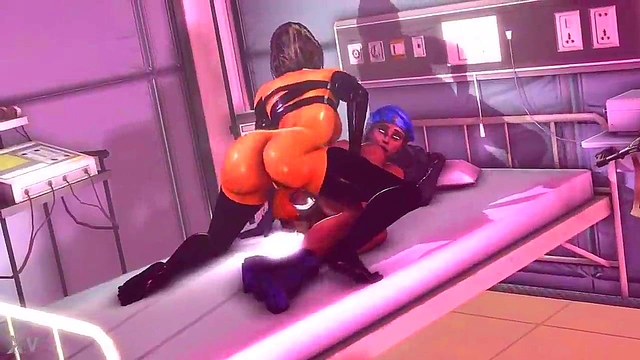 Futa Pharah Pounds Ana Hard In Steamy 3D Hentai Action