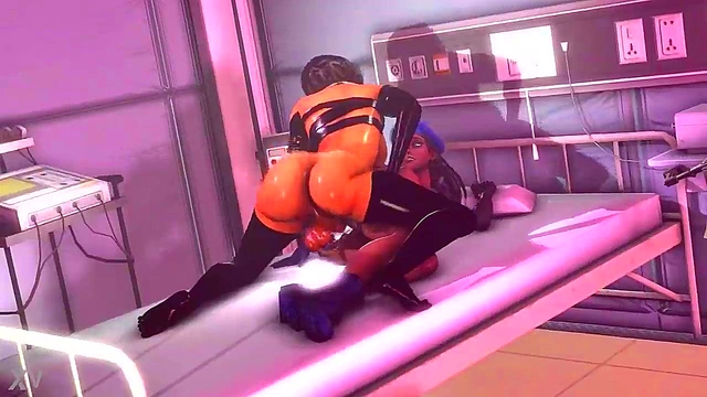 Futa Pharah Pounds Ana Hard In Steamy 3D Hentai Action