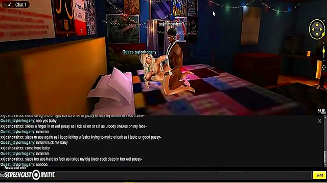 Taylor Blue Room – 3D Anime Game Sex Adventure With IMVU Characters