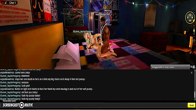Taylor Blue Room – 3D Anime Game Sex Adventure With IMVU Characters