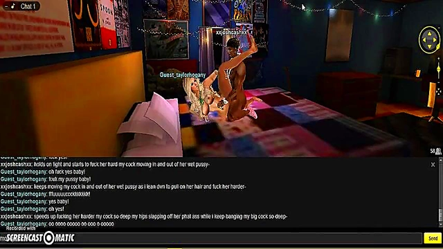 Taylor Blue Room – 3D Anime Game Sex Adventure With IMVU Characters