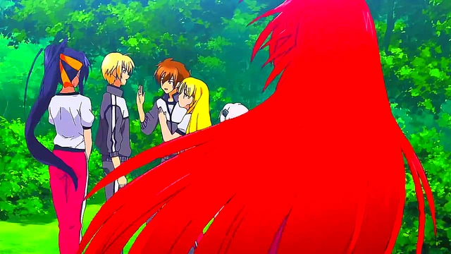 Horny Anime Chick Gets Ecchi Fun With DxD Action