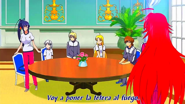 Horny Anime Chick Gets Ecchi Fun With DxD Action