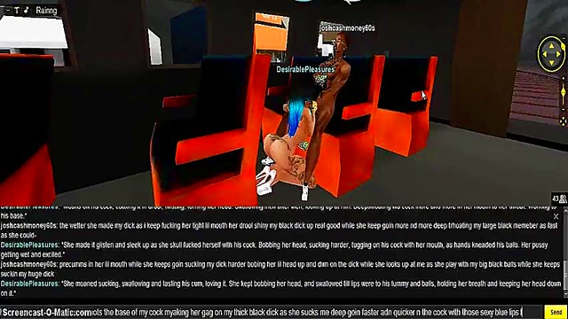 Hentai Game IMVU – 3D Couple Enjoy Intense DP Train Action