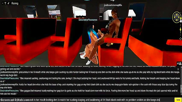 Hentai Game IMVU – 3D Couple Enjoy Intense DP Train Action