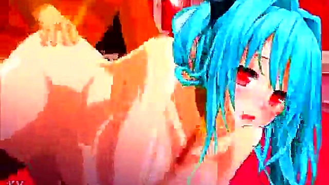 Hatsune Miku Anime Oppai Action With Hentai Fun