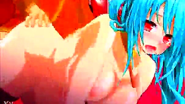Hatsune Miku Anime Oppai Action With Hentai Fun
