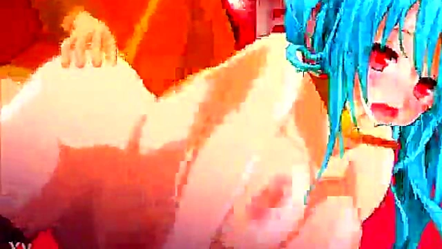 Hatsune Miku Anime Oppai Action With Hentai Fun