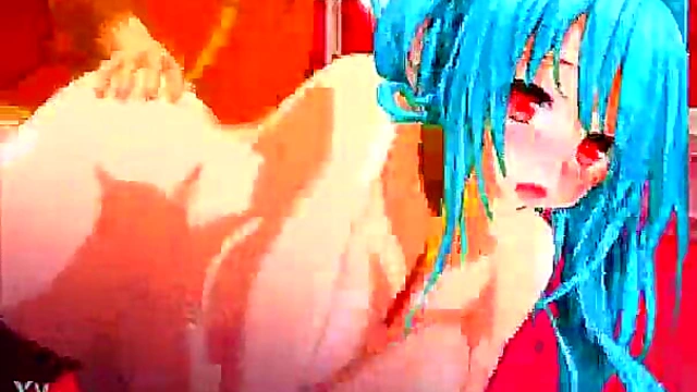 Hatsune Miku Anime Oppai Action With Hentai Fun
