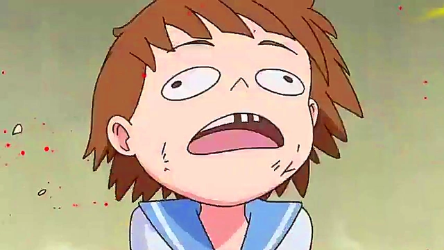 Cute Anime Teen Enjoying Ecchi Fun With Shonen Hero