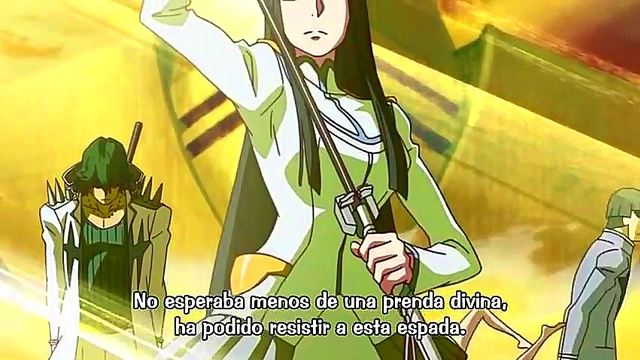 Cute Anime Teen Enjoying Ecchi Fun With Shonen Hero