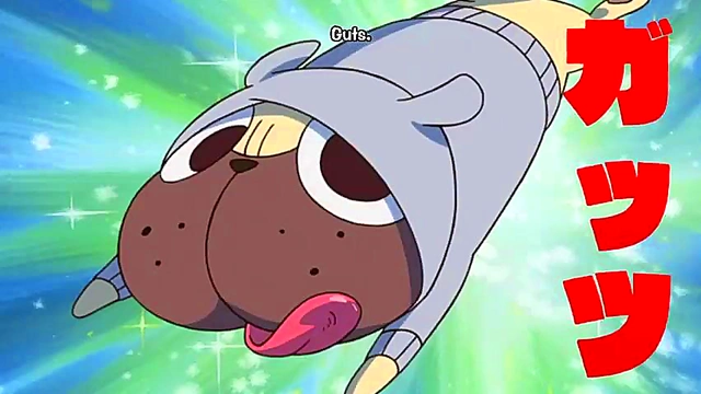 Cute Anime Teen Enjoying Ecchi Fun With Shonen Hero