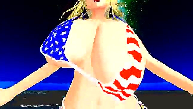 3D Hentai Babe Shows Off Perfect Boobs In Lifelike Action