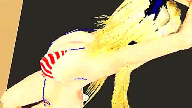 3D Hentai Babe Shows Off Perfect Boobs In Lifelike Action