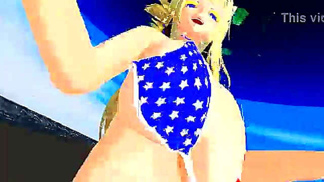 3D Hentai Babe Shows Off Perfect Boobs In Lifelike Action