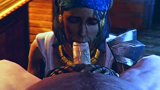 Isabela the Pirate Siren Deepthroats & Swallows in 3D Hentai Cartoon