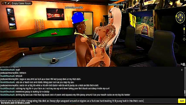 Suki's Game Room – 3D Anime Cutie Gets Steamy With Virtual Lover