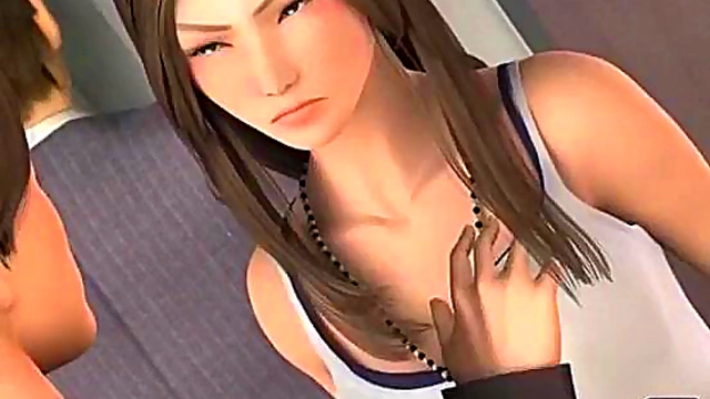 3D Hentai Couple Engages in Intense Sexual Encounter