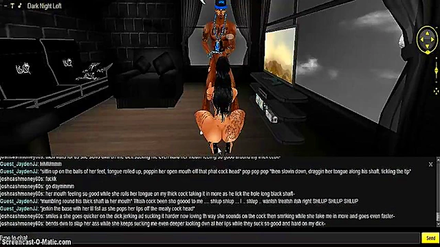 Supercharged 3D Hentai Room Head Session With IMVU Game Porn Elements