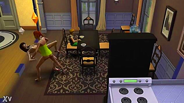 Hot Lesbo Sims Anime Action With Sexy Cartoon Girls