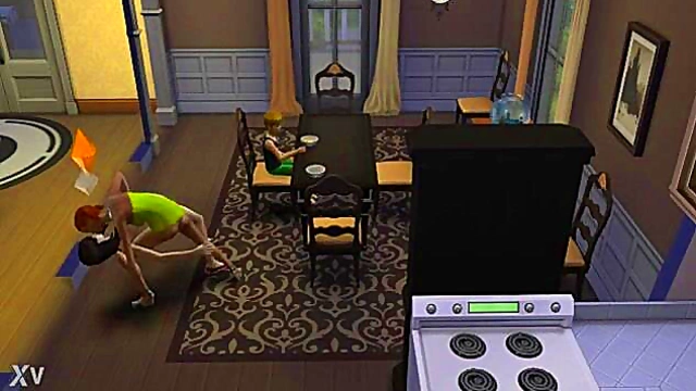 Hot Lesbo Sims Anime Action With Sexy Cartoon Girls