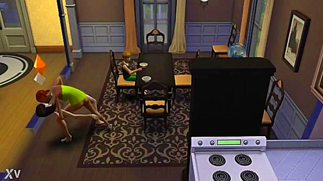 Hot Lesbo Sims Anime Action With Sexy Cartoon Girls