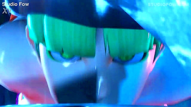 Succubus Succumbs to Rough 3D Blowjob & Deepthroat for Halloween Creampie Swallow