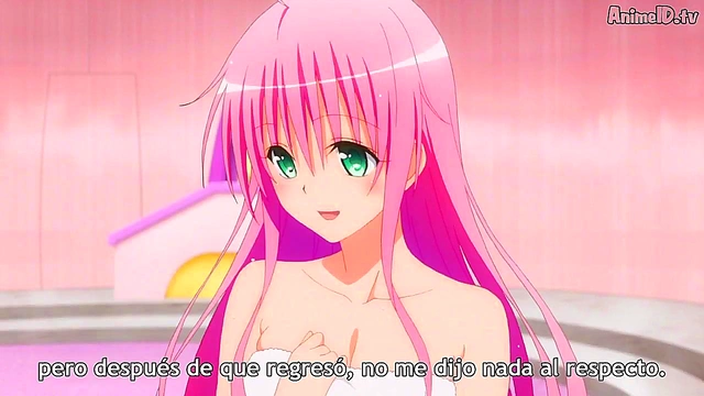 Hot Anime Chick Gets Naughty in To Love-Ru Darkness Episode 3