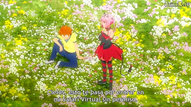 Hot Anime Chick Gets Naughty in To Love-Ru Darkness Episode 3