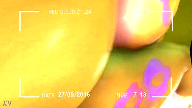 Intimate Home Movie Moments – 3D Hentai Couple Caught On Camera