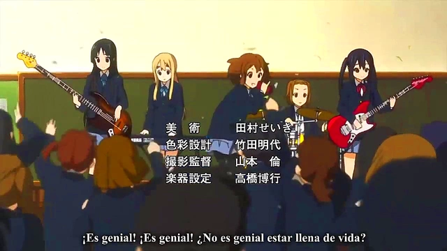 K-ON! Anime Girls Rock Out With Sexy Music Performance