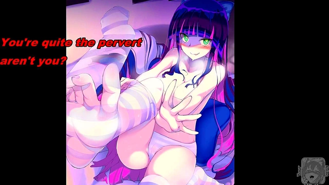 Horny Stockings Anime Babe Guides Your Jerk Off Session With Foot Edging JOI