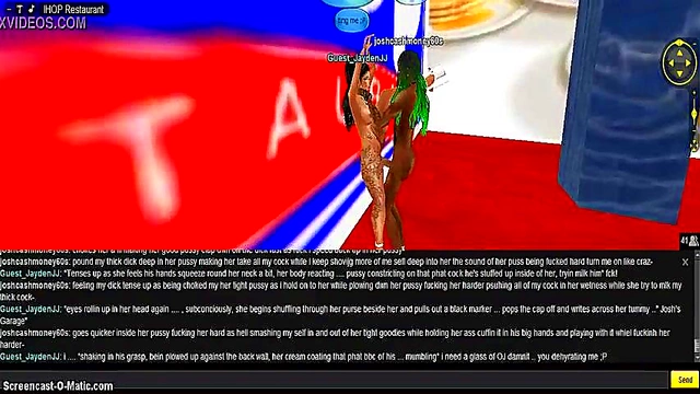 Jayden Ihop Seduces in 3D Anime Game for Intense IMVU Porn Adventure
