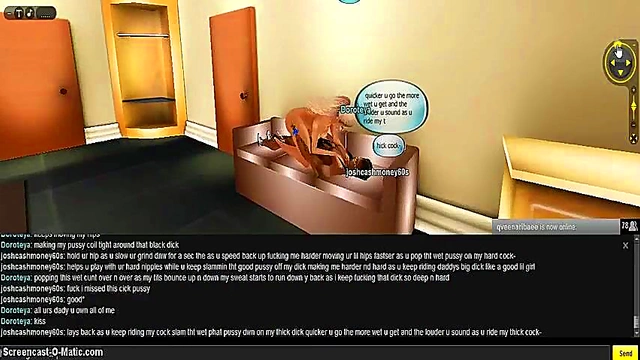 Doroteya Takes Pleasure In Hotel Room With 3D Game Anime Sex