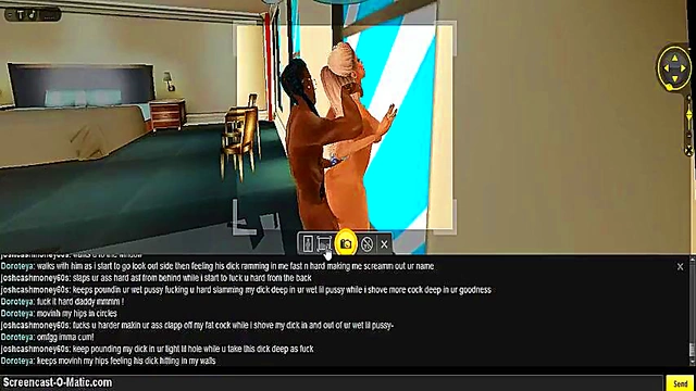 Doroteya Takes Pleasure In Hotel Room With 3D Game Anime Sex