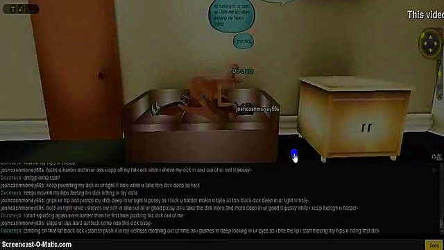 Doroteya Takes Pleasure In Hotel Room With 3D Game Anime Sex
